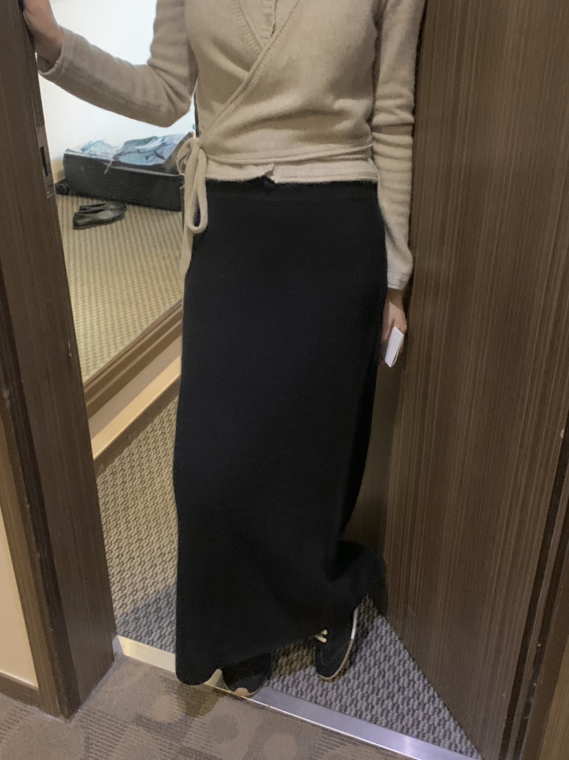 LEGACY東大門㊣代購女士新品25秋冬時尚人氣推薦休閑長裙浣熊LEGACY長裙