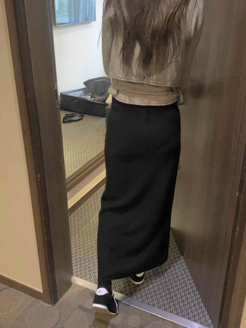 LEGACY東大門㊣代購女士新品25秋冬時尚人氣推薦休閑長裙浣熊LEGACY長裙