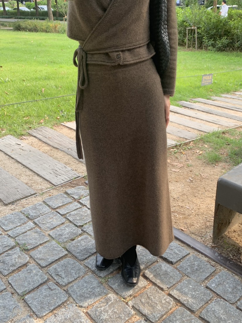 LEGACY東大門㊣代購女士新品25秋冬時尚人氣推薦休閑長裙浣熊LEGACY長裙