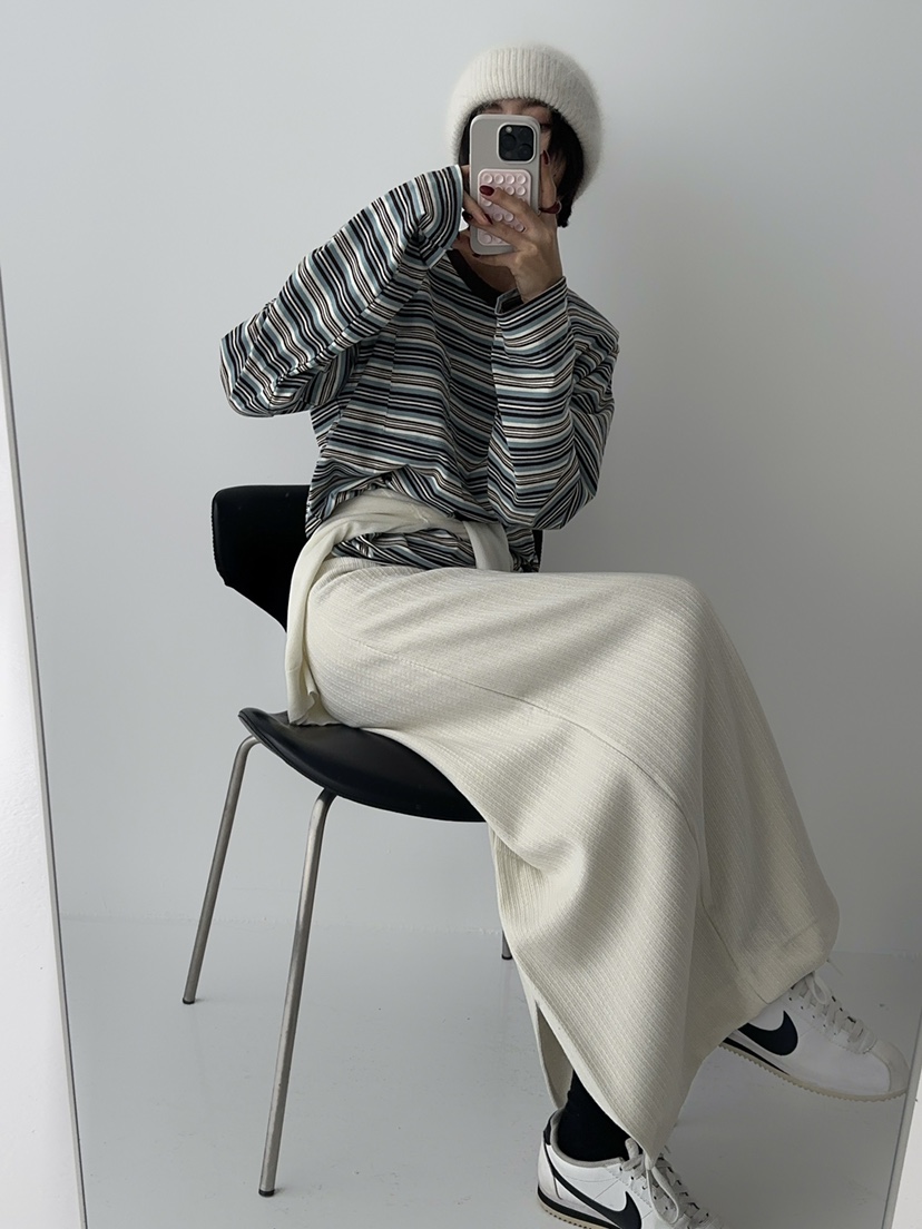 CELEBRITY-A東大門㊣實拍女士新品時尚25秋冬休閑人氣長裙CELEBRITY-A長裙