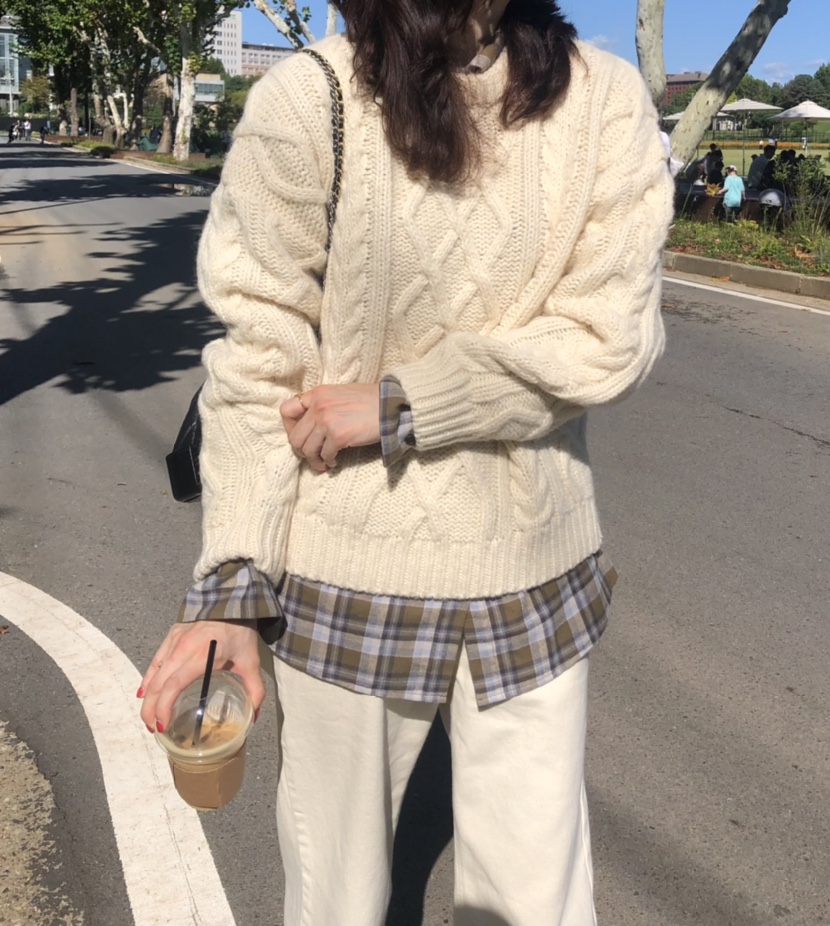 GLAD SOME東大門㊣直郵女士新品25秋冬職業真品時尚休閑毛衣GLAD SOME毛衣
