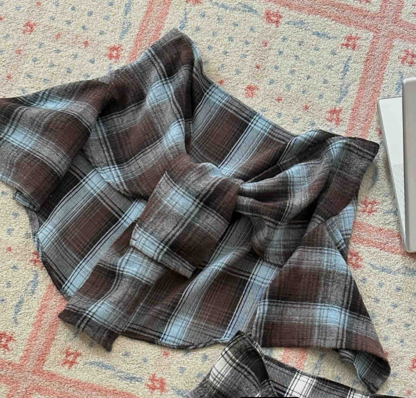 BYRING韓國直郵㊣女裝新款時尚25秋冬職業熱賣腰帶羊毛腰帶BYRING腰帶圖色1
