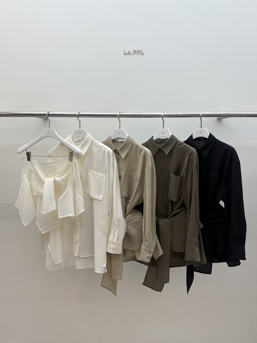 LE-PPL韓國代購㊣女裝新品真品熱賣休閑職業時尚襯衫蕾絲衫LE-PPL襯衫/蕾絲衫