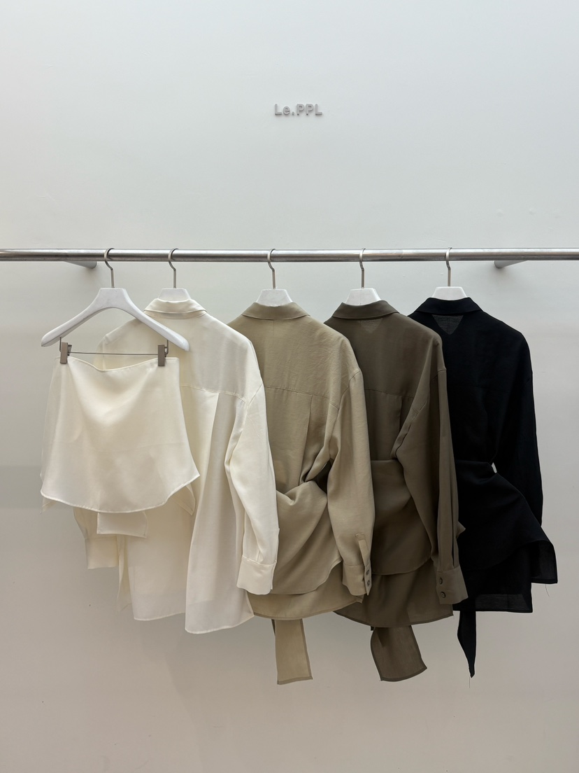 LE-PPL韓國代購㊣女裝新品真品熱賣休閑職業時尚襯衫蕾絲衫LE-PPL襯衫/蕾絲衫