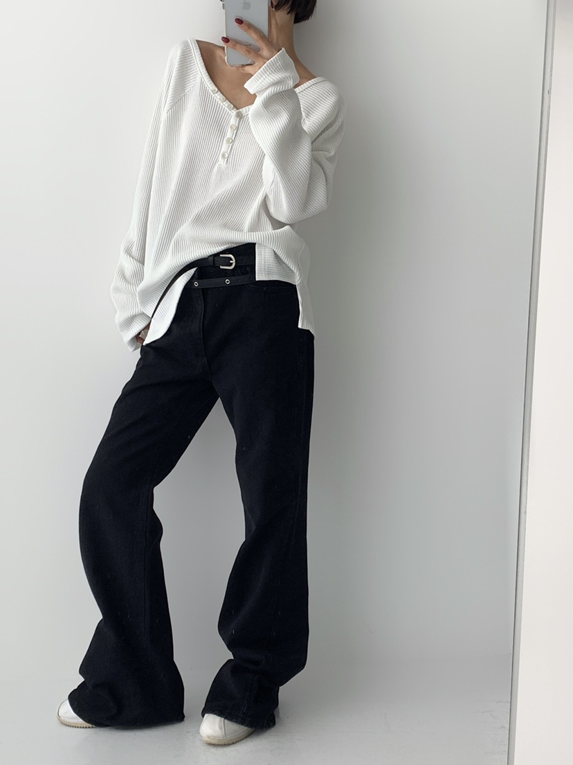 CELEBRITY-A東大門㊣代購女士新品真品休閑時尚25秋冬長袖T恤CELEBRITY-A長袖T恤