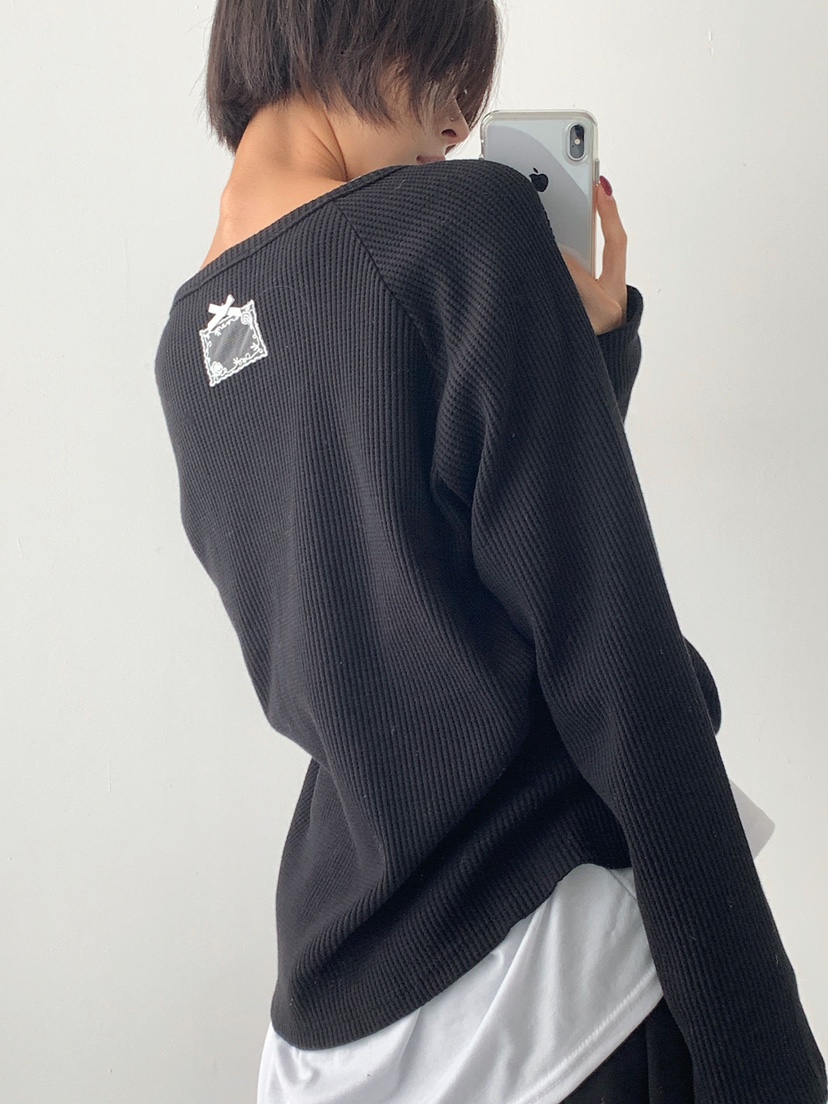CELEBRITY-A東大門㊣代購女士新品真品休閑時尚25秋冬長袖T恤CELEBRITY-A長袖T恤