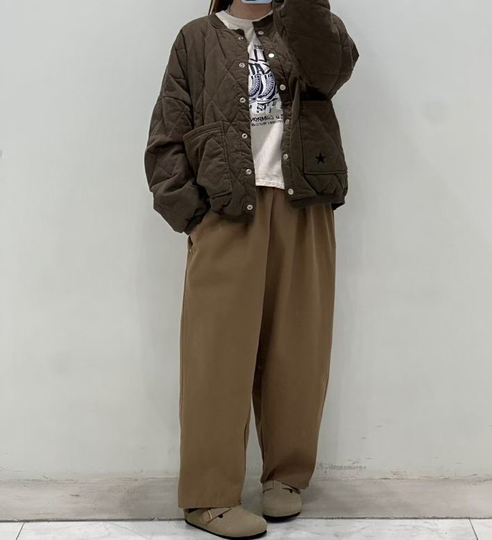 ZACCU韓國代購㊣女士新品真品職業人氣25秋冬休閑休閑褲斜紋布ZACCU休閑褲