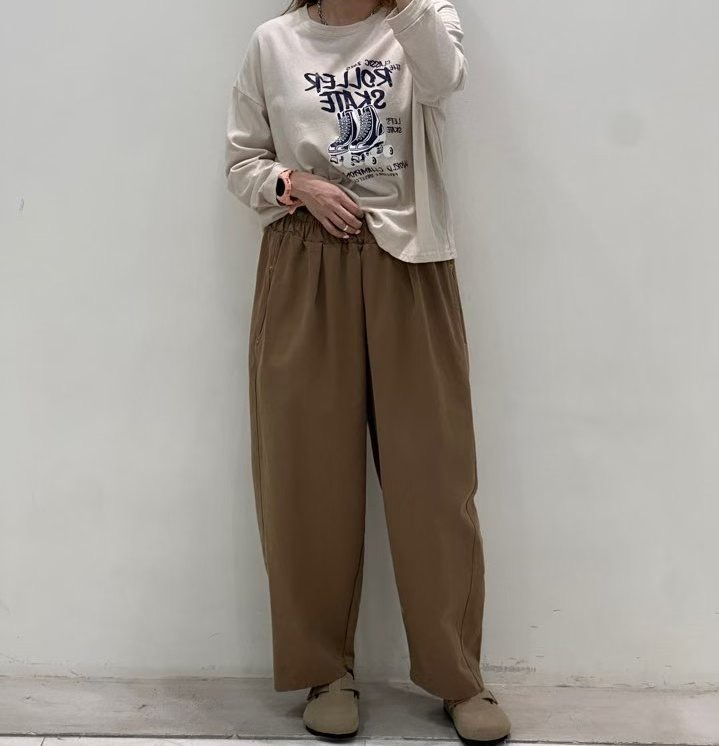ZACCU韓國代購㊣女士新品真品職業人氣25秋冬休閑休閑褲斜紋布ZACCU休閑褲