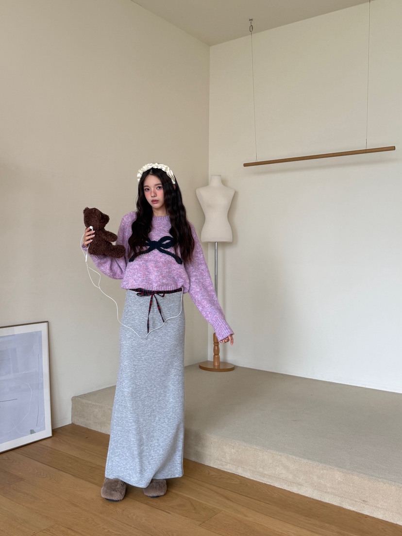 BLACK RIBBON-A東大門㊣代購女士新品熱賣推薦時尚真品長裙BLACK RIBBON-A長裙