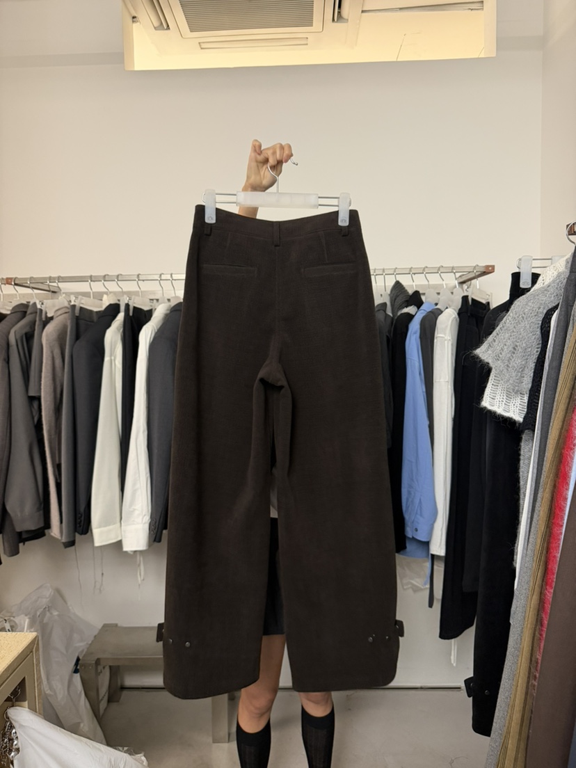 LONDON FLAT東大門㊣實拍女士新品人氣25秋冬休閑褲燈芯絨LONDON FLAT休閑褲