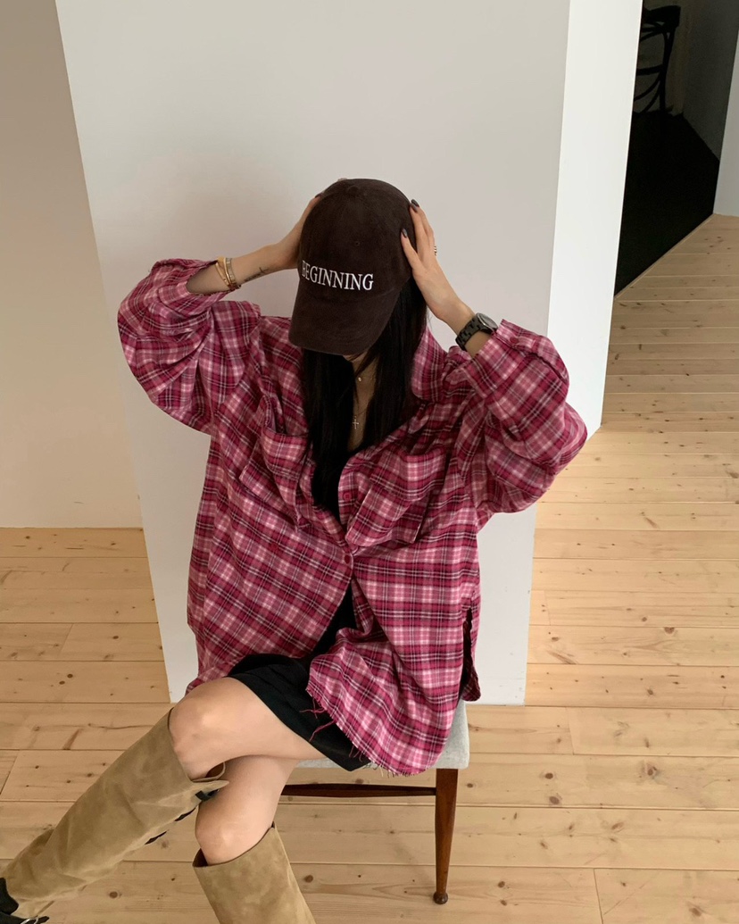 REVE CITE-L東大門㊣實拍女裝新品休閑25秋冬推薦時尚帽子REVE CITE帽子