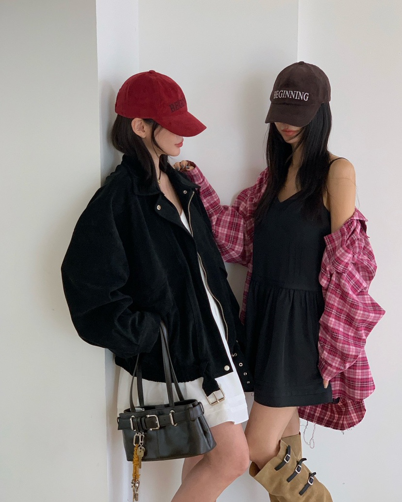 REVE CITE-L東大門㊣實拍女裝新品休閑25秋冬推薦時尚帽子REVE CITE帽子