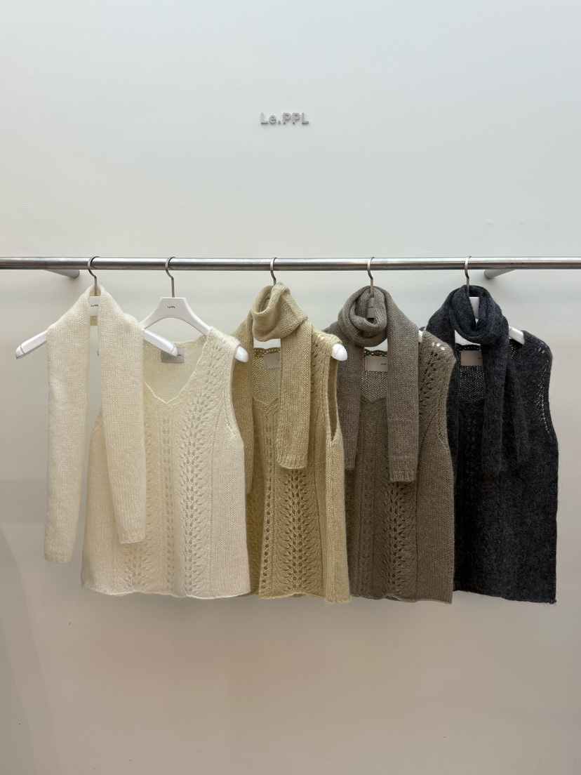 LE-PPL韓國直郵㊣女裝新品人氣真品吊帶背心不含內搭含圍巾LE-PPL吊帶/背心