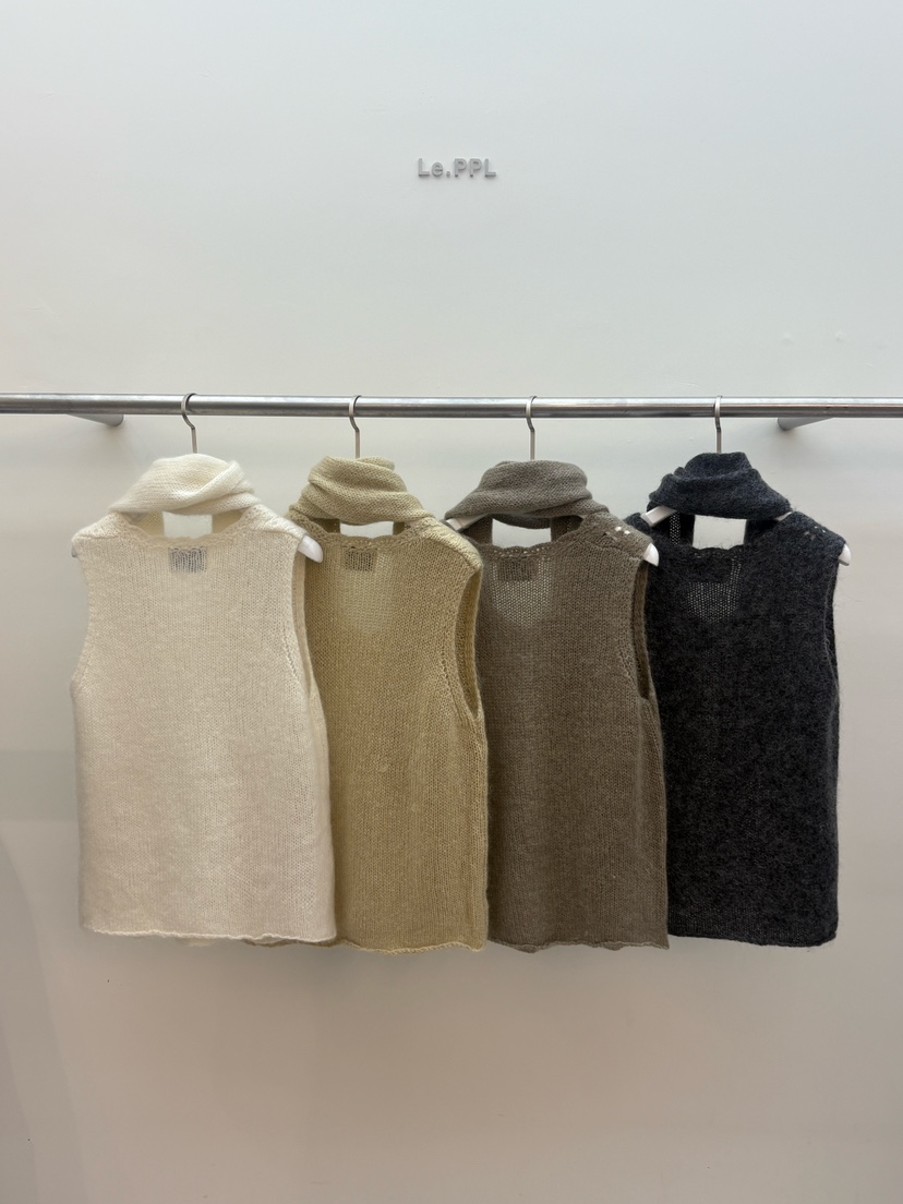LE-PPL韓國直郵㊣女裝新品人氣真品吊帶背心不含內搭含圍巾LE-PPL吊帶/背心