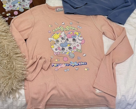 BOUTIQUE-L東大門㊣實拍女裝新款人氣熱賣真品推薦長袖T恤BOUTIQUE-L長袖T恤圖色3