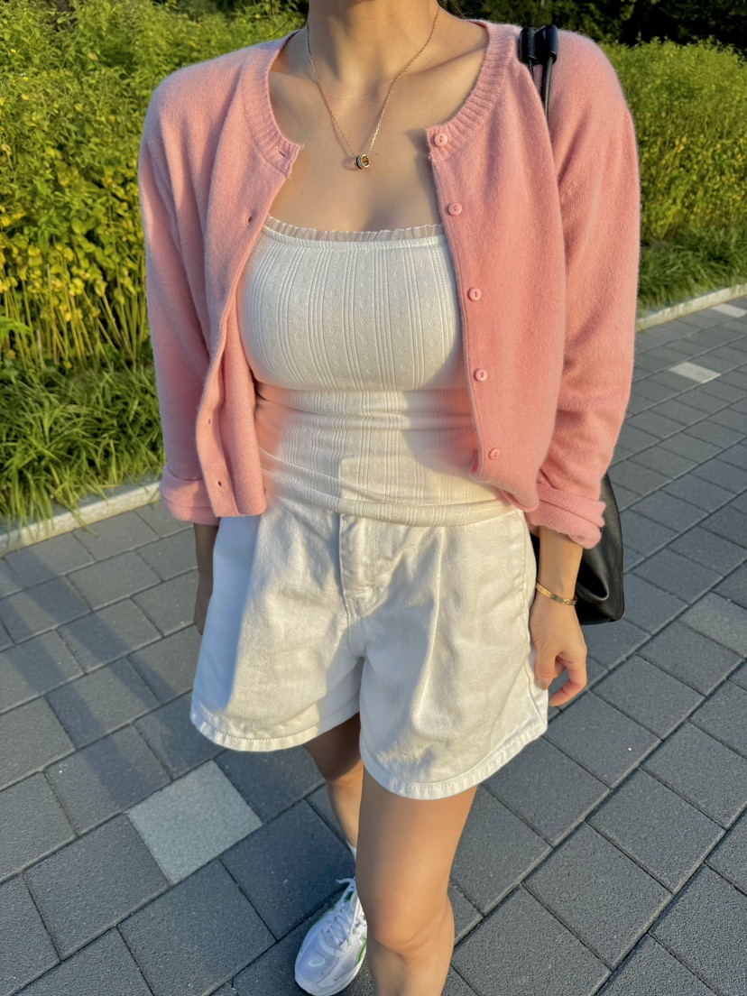 RIAH韓國直郵㊣女裝新品休閑時尚職業人氣針織衫打折浣熊開衫RIAH針織衫