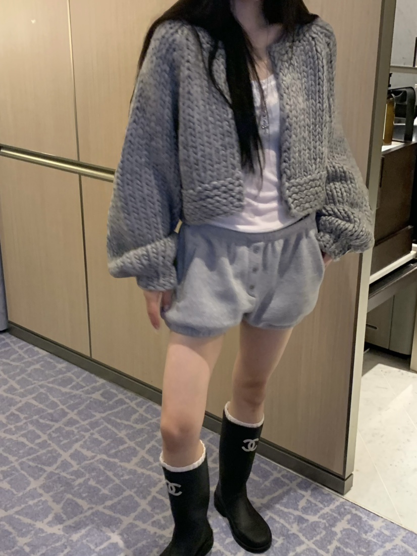VIRKIN東大門㊣實拍女士新款熱賣25秋冬針織衫手工制作開衫VIRKIN針織衫