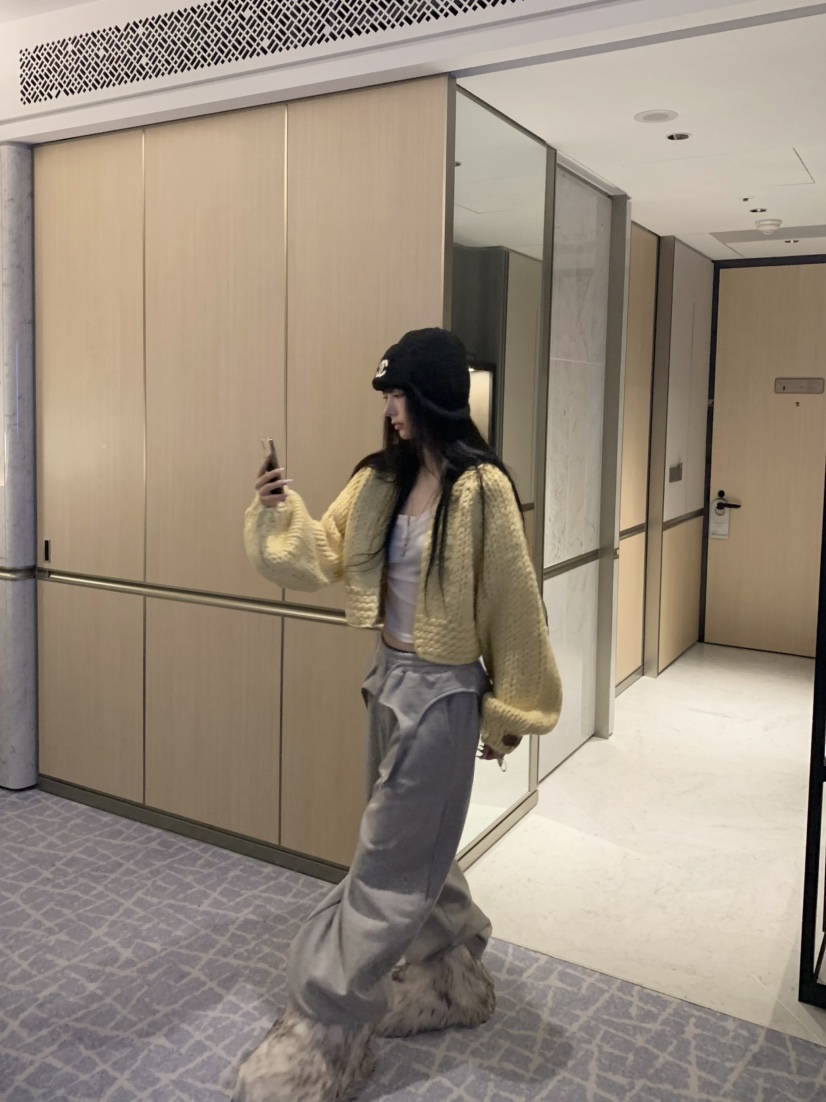 VIRKIN東大門㊣實拍女士新款熱賣25秋冬針織衫手工制作開衫VIRKIN針織衫
