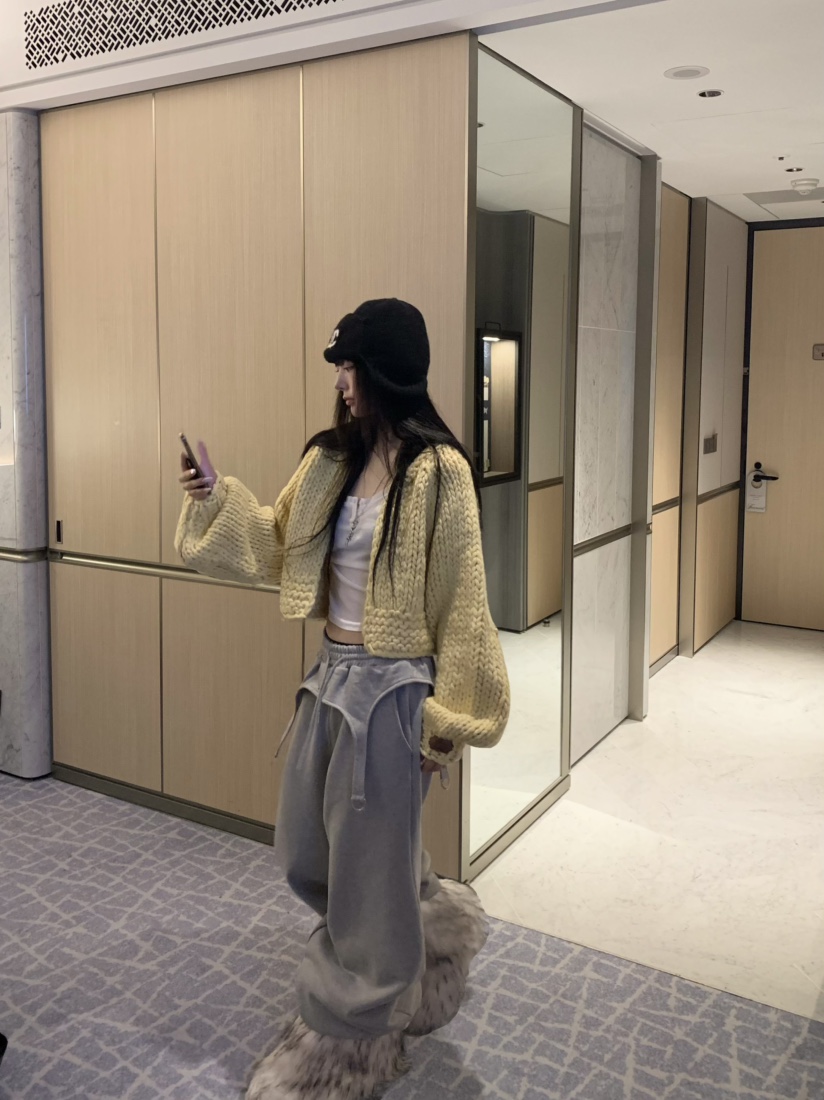 VIRKIN東大門㊣實拍女士新款熱賣25秋冬針織衫手工制作開衫VIRKIN針織衫