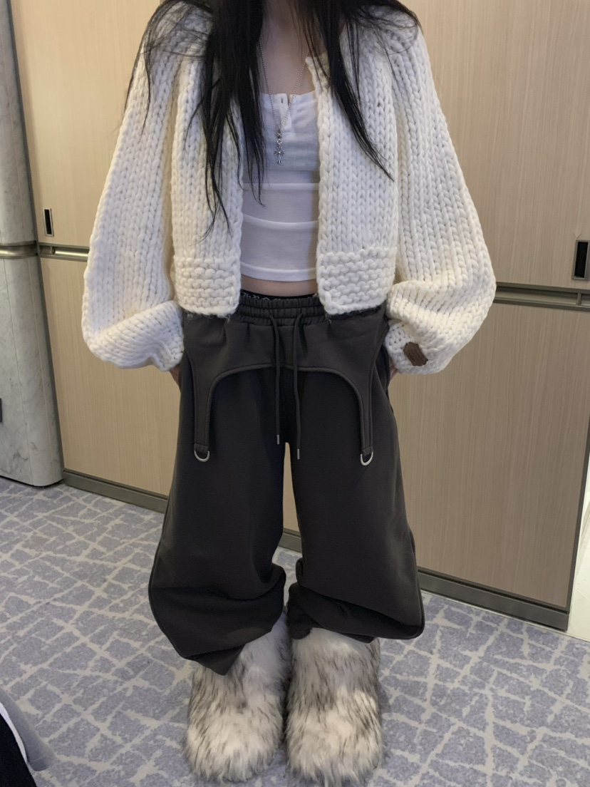 VIRKIN東大門㊣實拍女士新款熱賣25秋冬針織衫手工制作開衫VIRKIN針織衫