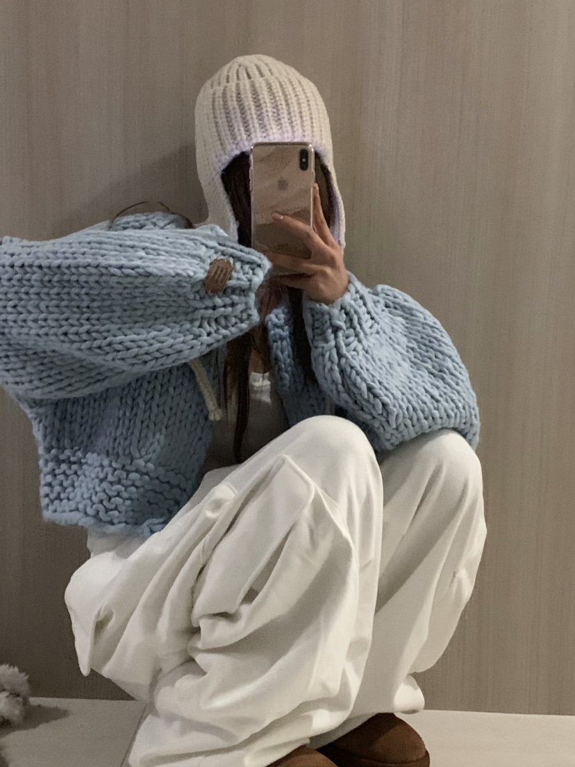 VIRKIN東大門㊣實拍女士新款熱賣25秋冬針織衫手工制作開衫VIRKIN針織衫