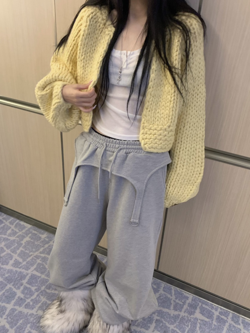 VIRKIN東大門㊣實拍女士新款熱賣25秋冬針織衫手工制作開衫VIRKIN針織衫圖色1