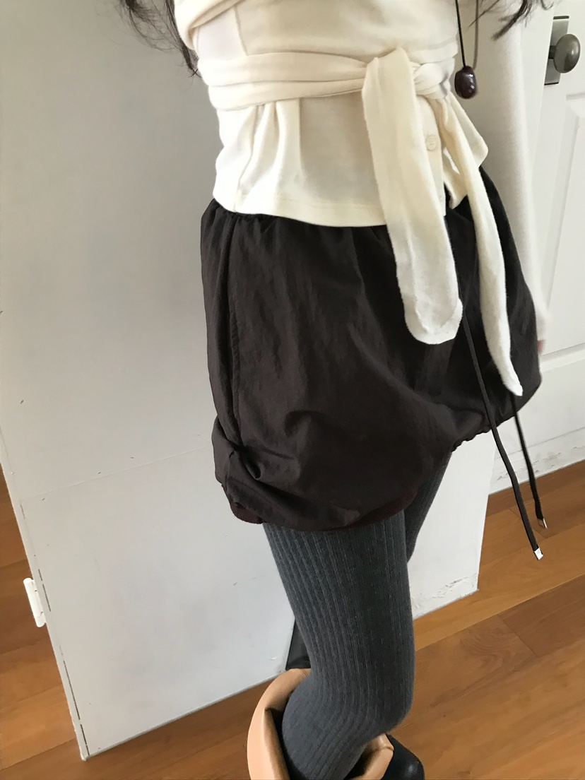 ESCHER東大門㊣實拍女士新品推薦熱賣休閑時尚25秋冬短裙連帽衫ESCHER短裙