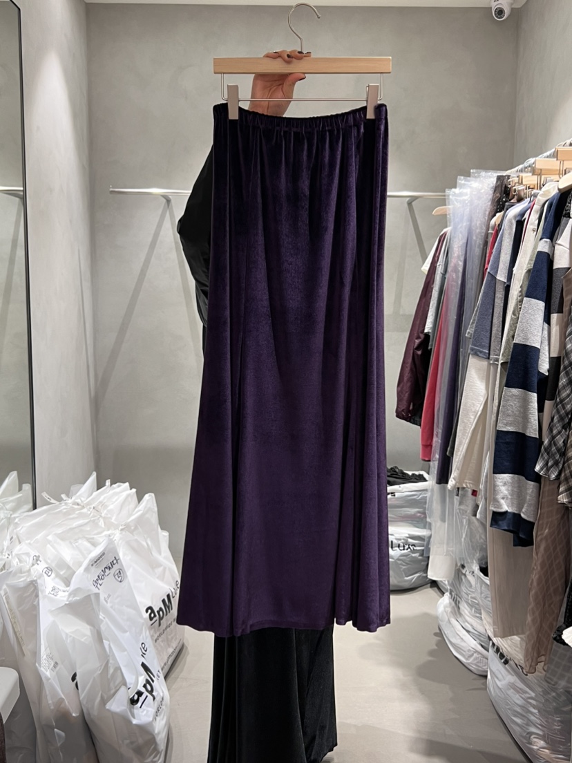 X-MOOD東大門㊣代購女士新品熱賣推薦時尚休閑真品長裙絲絨X-MOOD長裙圖色2