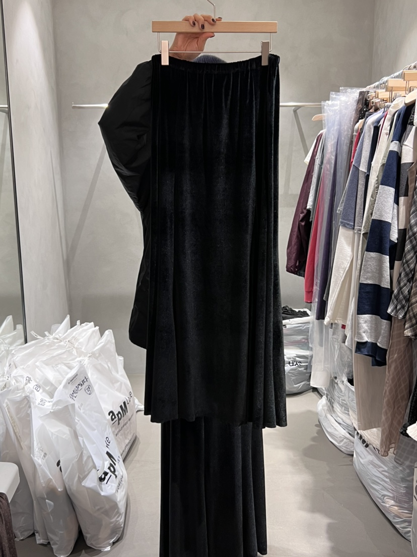 X-MOOD東大門㊣代購女士新品熱賣推薦時尚休閑真品長裙絲絨X-MOOD長裙圖色3