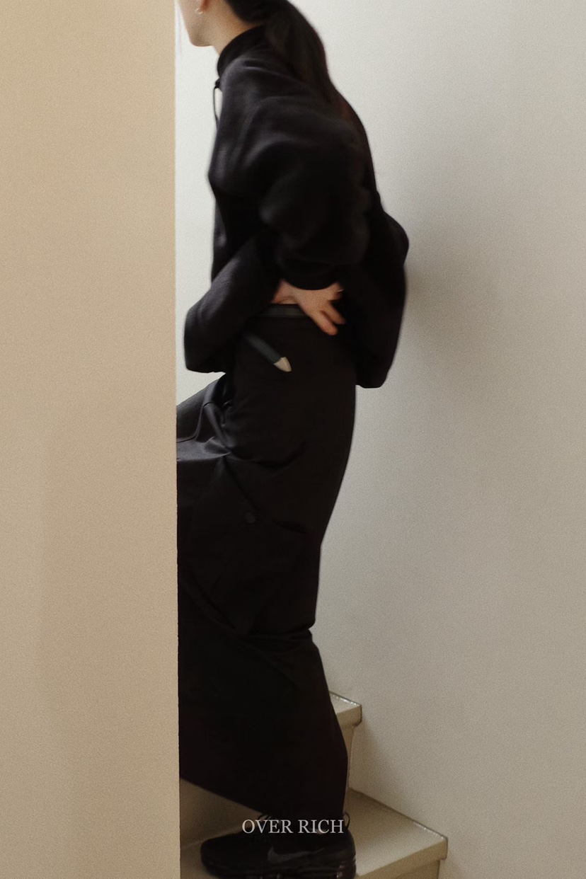 OVER RICH韓國直郵㊣女士新品25秋冬職業人氣真品衛衣拉鏈OVER RICH衛衣