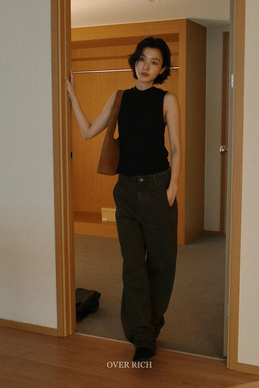 OVER RICH韓國直郵㊣女裝新款人氣真品休閑時尚職業牛仔褲OVER RICH牛仔褲