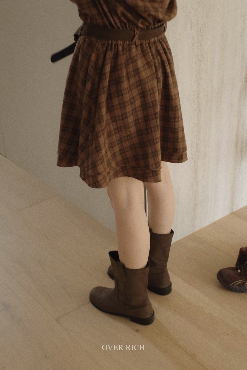 OVER RICH東大門㊣實拍女裝新款職業熱賣休閑推薦25秋冬連衣裙OVER RICH連衣裙