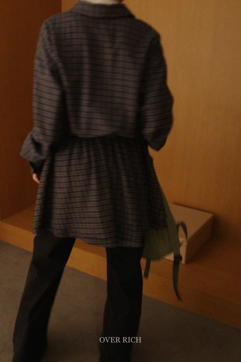 OVER RICH東大門㊣實拍女裝新款職業熱賣休閑推薦25秋冬連衣裙OVER RICH連衣裙