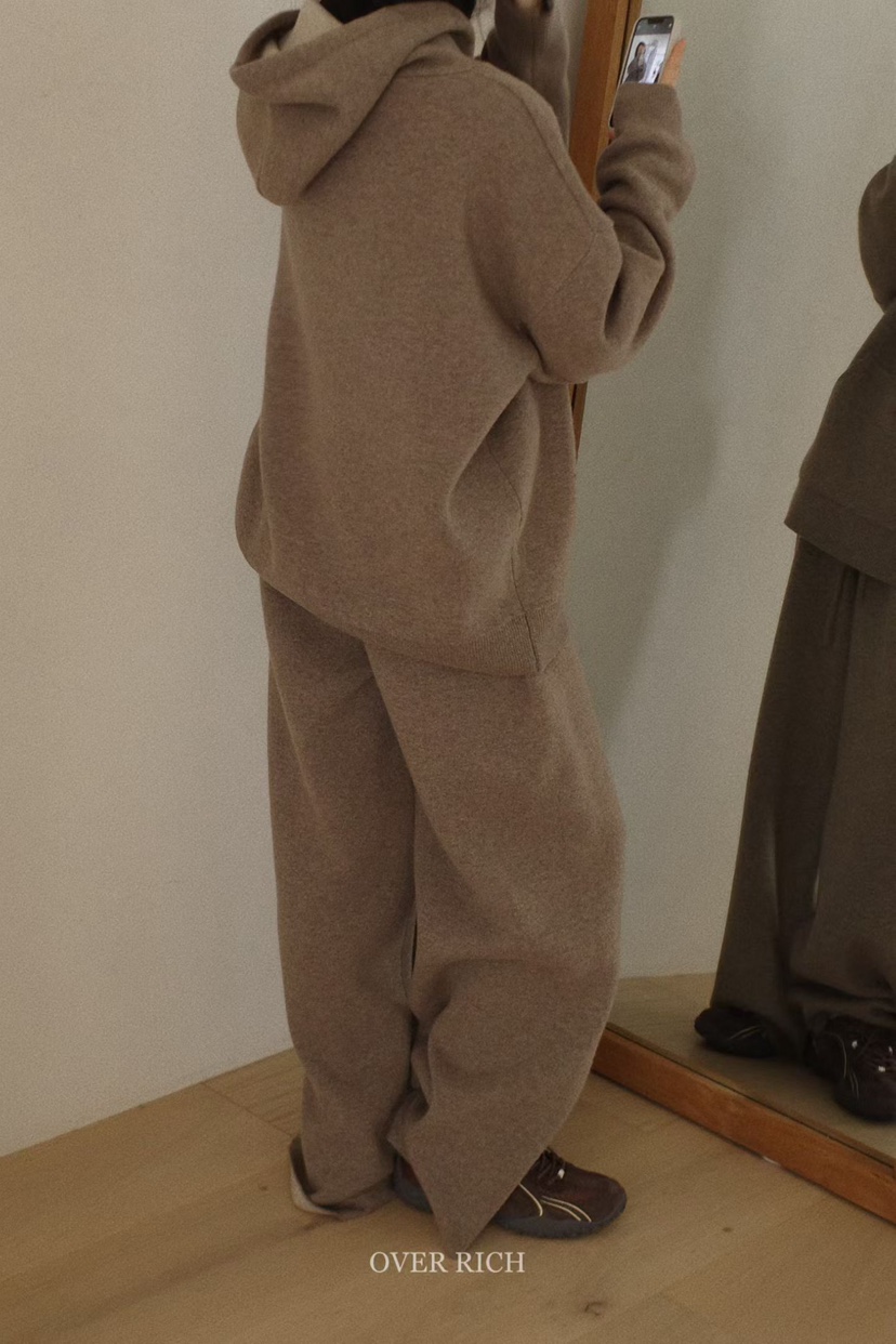 OVER RICH韓國代購㊣女士新品25秋冬推薦真品休閑褲雙排扣OVER RICH休閑褲