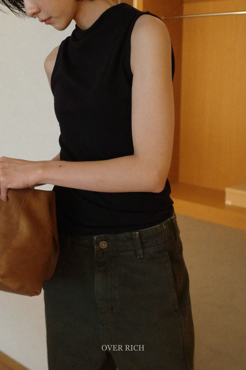 OVER RICH韓國代購㊣女裝新款職業推薦時尚休閑熱賣吊帶背心OVER RICH吊帶/背心