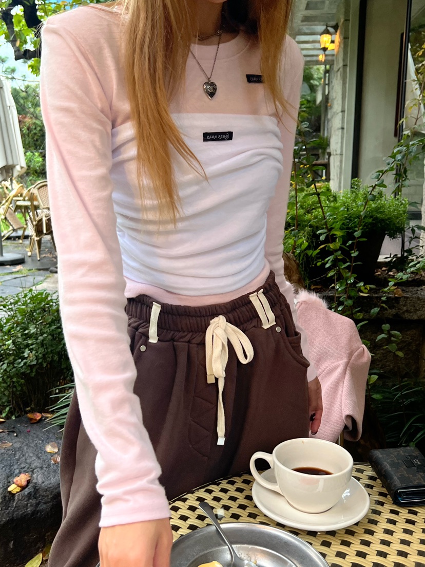 ZEROZERO韓國直郵㊣女裝新款職業人氣推薦真品熱賣25秋冬長袖T恤ZEROZERO長袖T恤