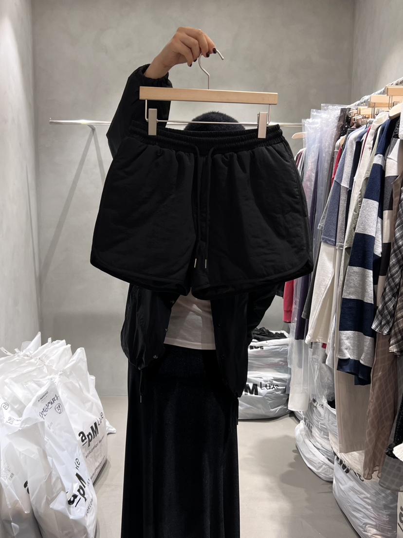 X-MOOD韓國代購㊣女士新款職業休閑25秋冬人氣熱賣真品短褲X-MOOD短褲圖色3
