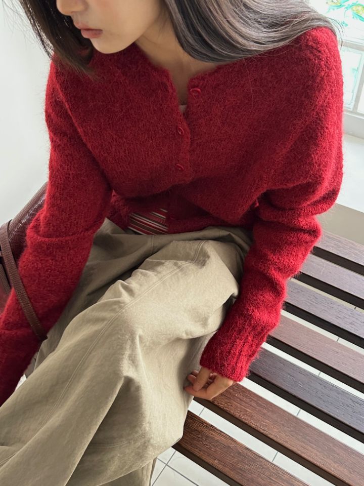 MARE韓國直郵㊣女士新款熱賣休閑人氣25秋冬針織衫羊駝毛開衫MARE針織衫