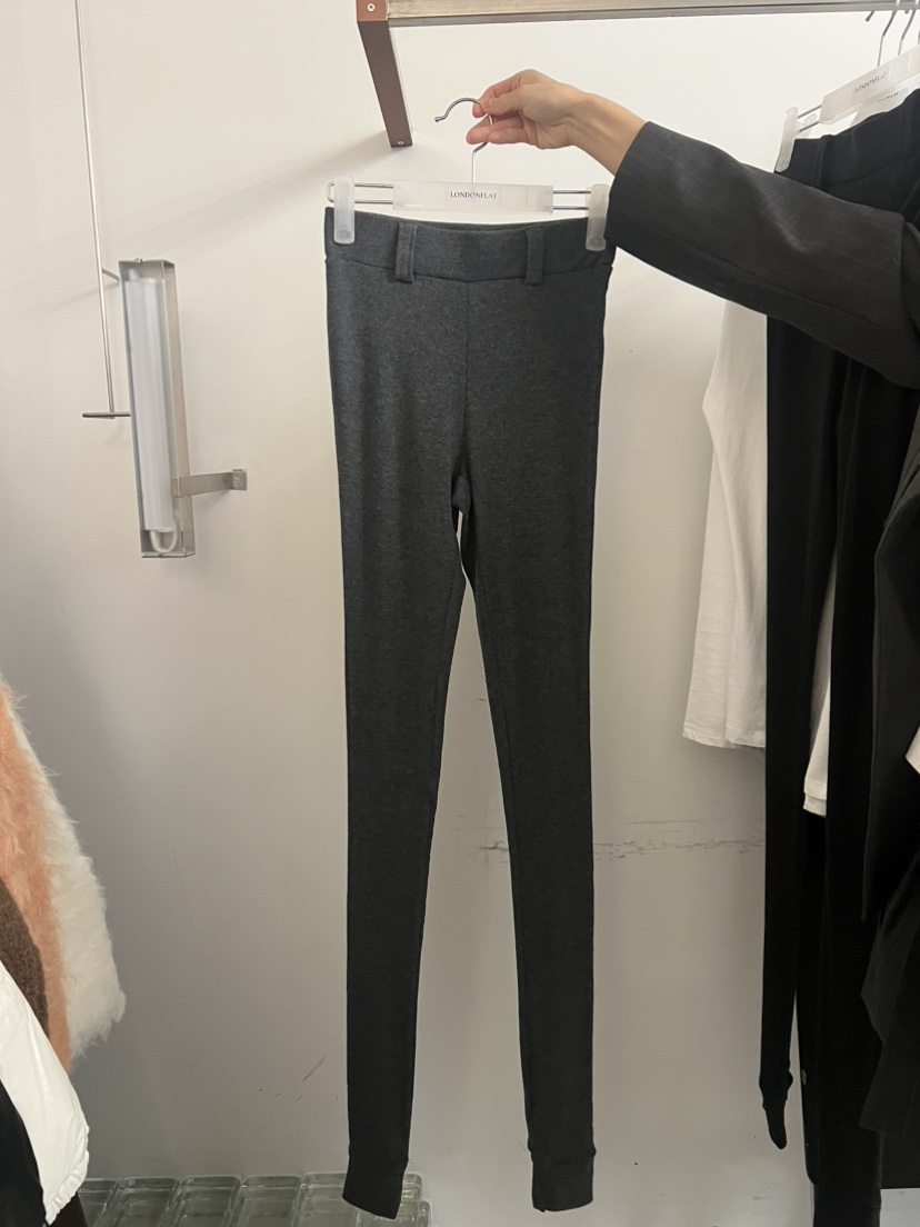 LONDON FLAT東大門㊣代購女士新品25秋冬打底褲鯊魚褲安哥拉緊身褲LONDON FLAT打底褲/鯊魚褲