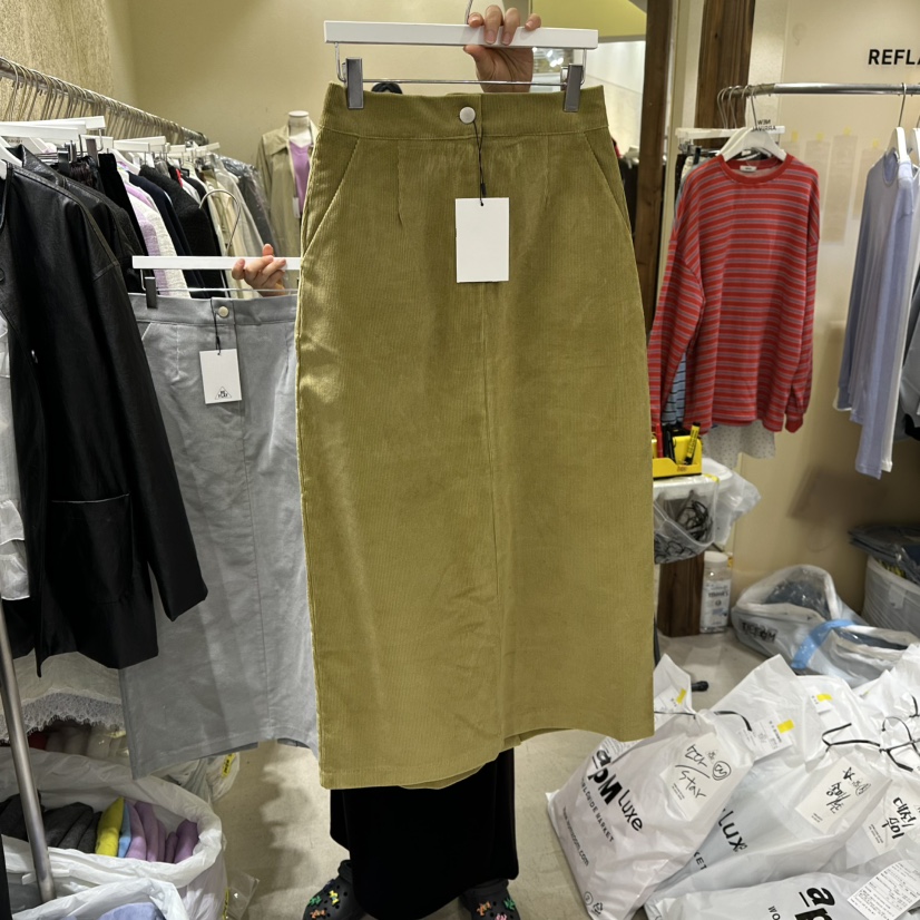 REFLAT韓國直郵㊣女裝新品熱賣休閑25秋冬人氣時尚真品長裙REFLAT長裙圖色2