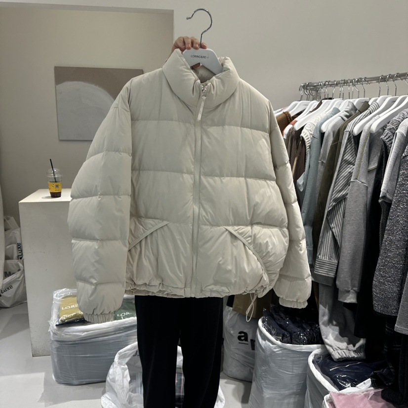 LORING RE I韓國直郵㊣女士新款人氣時尚休閑短款羽絨服鴨絨LORING RE-I/BARE短款羽絨服圖色1