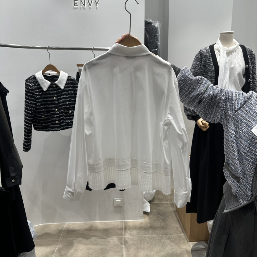 ENVY東大門㊣直郵女裝新品職業25秋冬熱賣推薦真品襯衫蕾絲衫ENVY襯衫/蕾絲衫