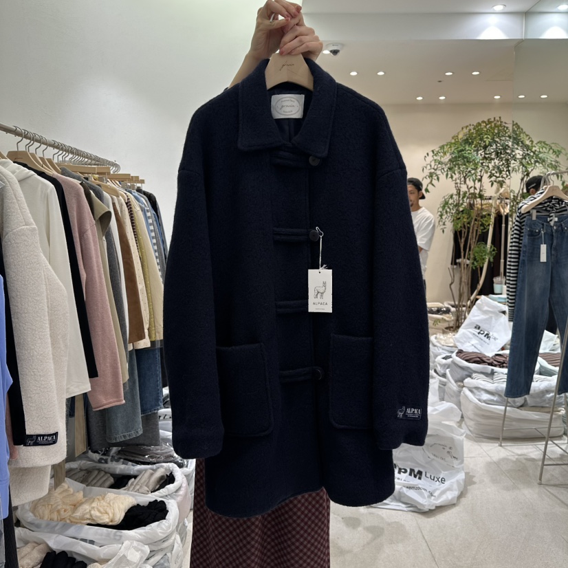 GRACIA東大門㊣代購女士新品職業休閑時尚人氣推薦夾克羊駝毛GRACIA夾克圖色2