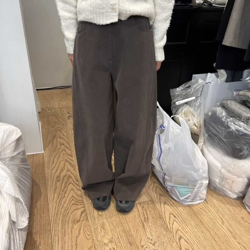 RIVEROOM東大門㊣實拍女裝新品職業25秋冬推薦真品熱賣休閑褲RIVEROOM休閑褲圖色3