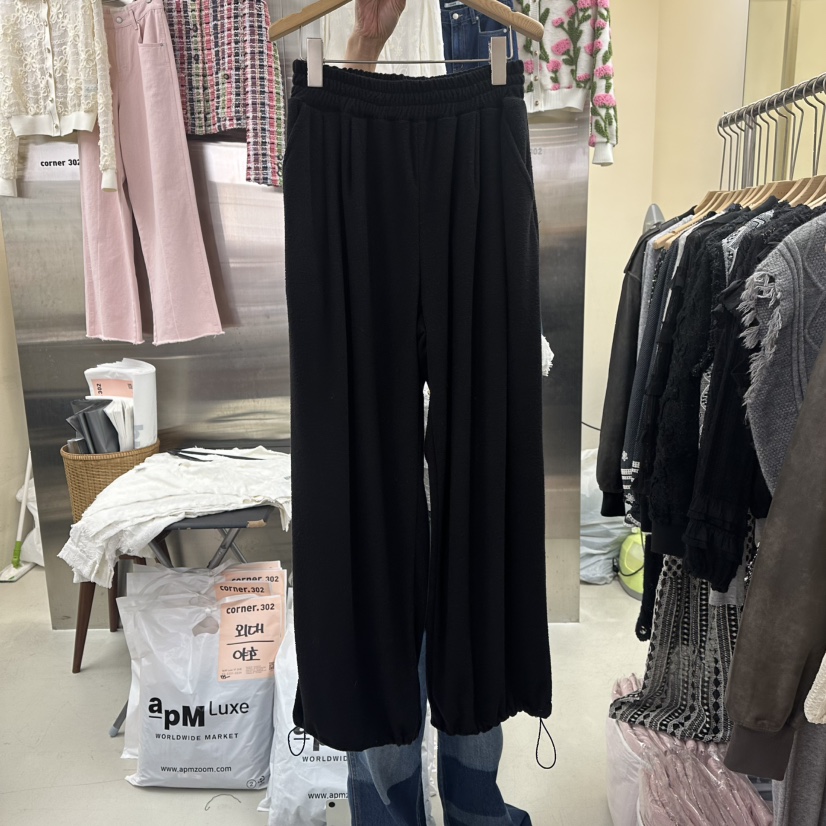 CORNER東大門㊣代購女裝新款休閑真品熱賣推薦25秋冬休閑褲毛圈CORNER.302休閑褲圖色3