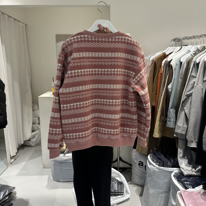 LORING RE I東大門㊣直郵女裝新款職業25秋冬推薦真品針織衫LORING RE-I/BARE針織衫