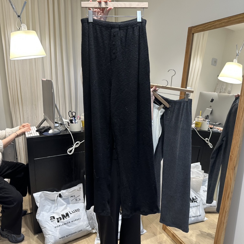 OVERTAKE東大門㊣實拍女裝新品推薦時尚職業休閑人氣休閑褲OVERTAKE休閑褲圖色3