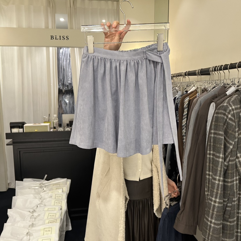 BLISS韓國代購㊣女士新品25秋冬推薦職業真品時尚熱賣人氣短裙BLISS短裙圖色1