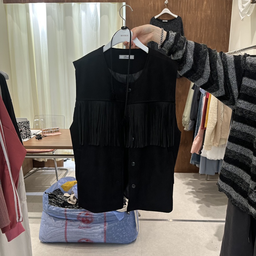 BUCKLE東大門㊣直郵女裝新品推薦25秋冬真品熱賣人氣職業馬甲BUCKLE馬甲圖色2