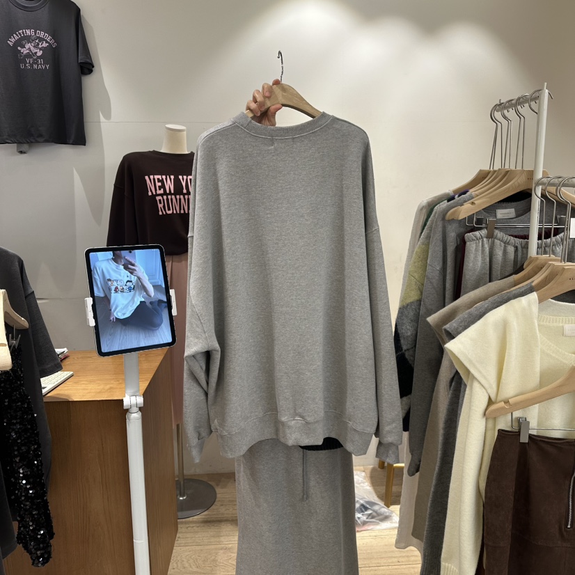 ASSEMBLY韓國直郵㊣女士新品25秋冬真品人氣時尚衛衣大力水手ASSEMBLY衛衣